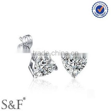 Triangle Shape CZ Wonderful Earring Stud