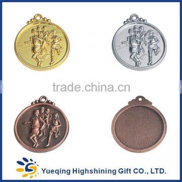 43# Cheap Gold Silver Bronze Sports Award Souvenir Trophy Factory Price China Marathon Running Medal