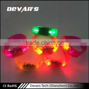 Factory directly cheap sell custom made print flashing smart wristband with electron