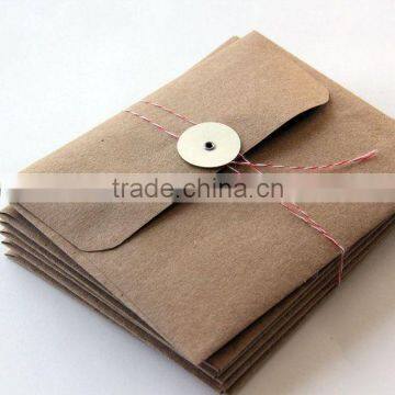 high quality kraft string tie envelope