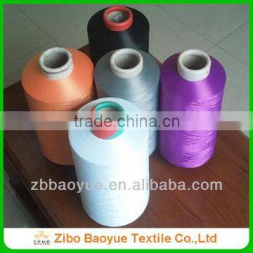 DTY dyed filament 100% polyester knitting yarn