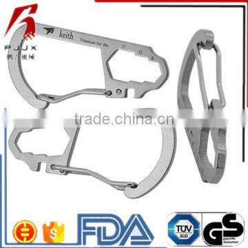 Titanium Alloy & 304 Stainless Steel wholesale climbing carabiner