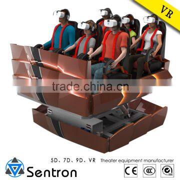 Sentron 6 Seats VR Cinema Equipment With Virtual Reality Headset 6 DOF VR Simulator photo-5