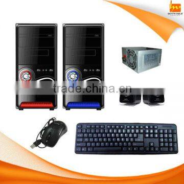 Computer Accessory 5 in 1 Computer case combo kit with case/ 500W power supply/ keyboard/ mouse/ speaker