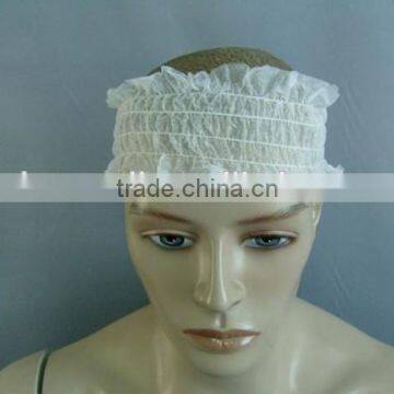 disposable elastic spa pp nonwoven headbands