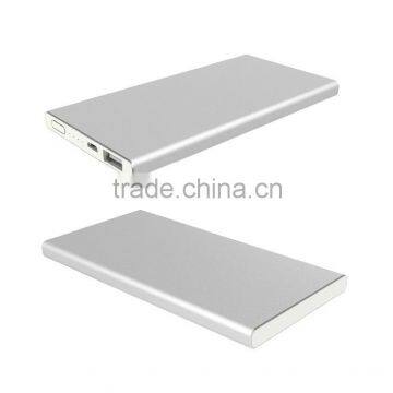 2016 Super Slim Portable High Capacity 6000mah Power Bank For Mobile Phone and Tablet
