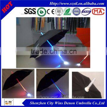 wholesale price good quality colourful led flashing led light umbrella as Christmas gift