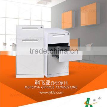 seal top thin edge 3 drawers steel filing cabinets steel under worktop pedestal FP-PED-BBF-T