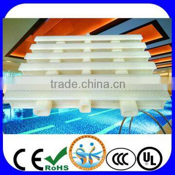 Reinforced swimming pool ABS plastic gutter grating