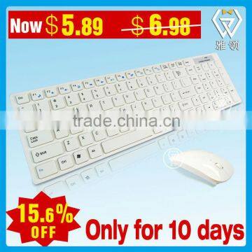 2.4Ghz Wireless Desktop Laptop Computer Keyboard Mouse Combos photo-4