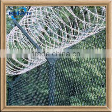 factory direct sale chain link fence net with razor blade