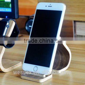 Customize Wooden stand for Apple Watch/mobile phone/tablet