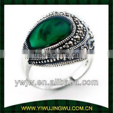 2013 fashion jade ring in the 925 sterling silver