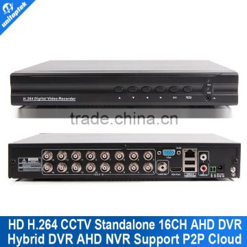 16CH AHD Hybird DVR 960H Real Time CCTV Recorder 1080P 16 Channel Hybrid DVR NVR Onvif 3531 Chips