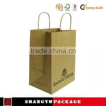 factory price fashion small broken flower design foldable gift paper bag