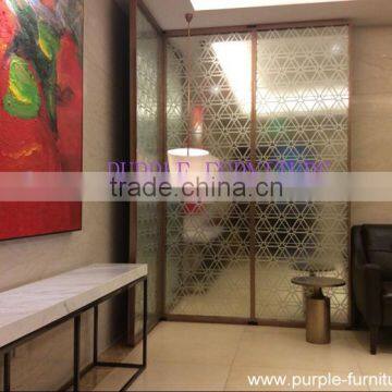 stainless steel hotel screen hotel project furniture,living room project