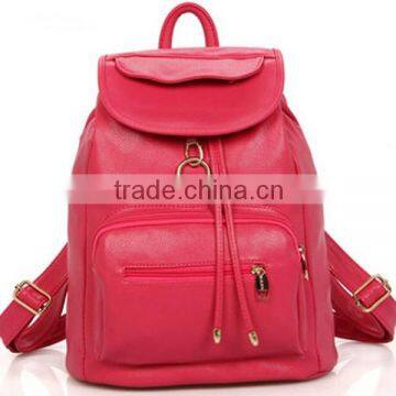 New product for popular bag soft pu drawstring backpack