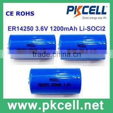 3.6V AAA Size ER10450 LiSOCL2 Battery 800mAh