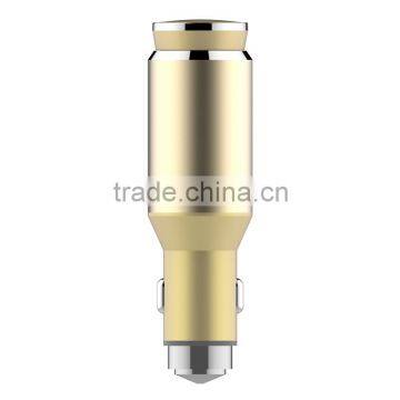 Dual Port USB Car Charge With Bluetooth Earphone