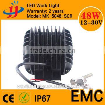 Wholesale Factory Direct 9-32V 48W Flood Crees LED Work Light With 3450lm photo-4