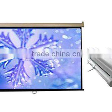 Manual Pull Down Projector Screen/Manual wall projection screen