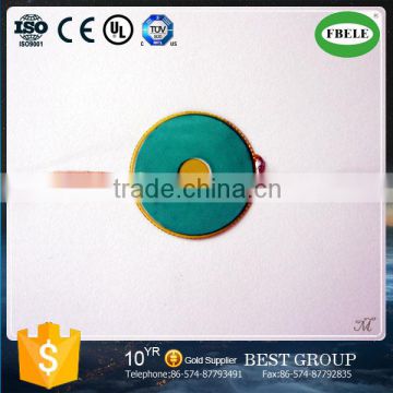 china supplier custom-made piezo ceramic element with wire (FBELE)