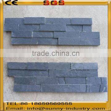 Culture stone black slate wall tile