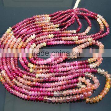 Natural Umba Sapphire Rondelles Beads photo-4