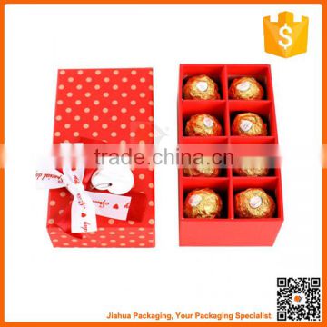 decorating small round gift box for chocolate packaging