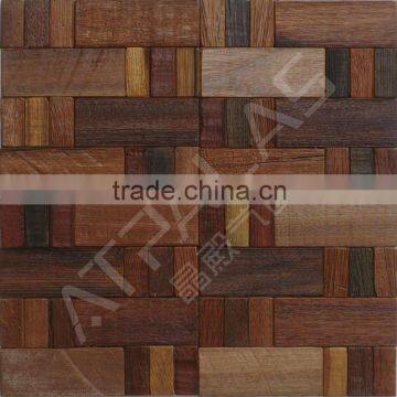 elegant natural decoration wooden mosaic