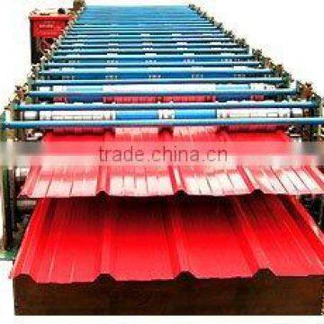 Double deck roll forming machine