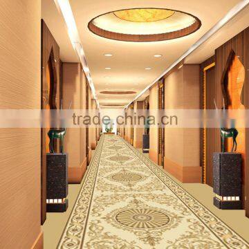 Floral pattern and 100% Nylon Printed Hotel Corridor carpet