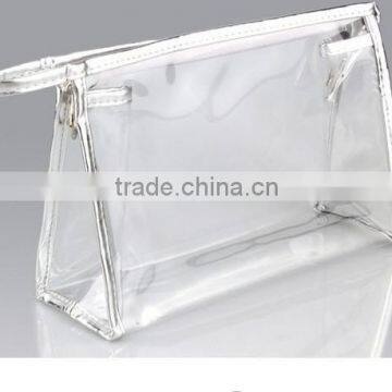 Clear Vinyl Pvc Cosmetic Packaging Handle Bag Sewing From China Manufacturer photo-2