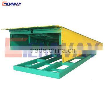 High performance hydraulic container dock ramp stationary dock leveler