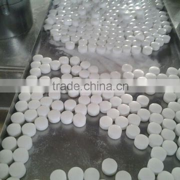 Slow melt tcca 90 sanitizer tablets for efficient water treatment hydraulic press machine