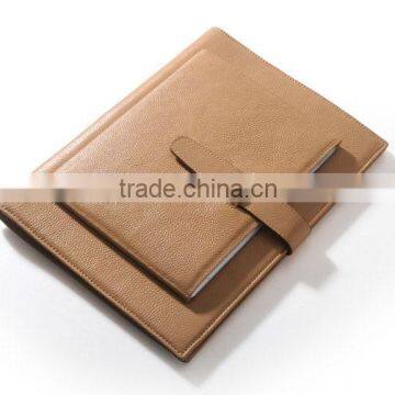 Leather Portfolio with outside iPad Pocket