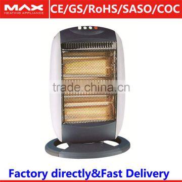 tip over switch halogen heater with electrical