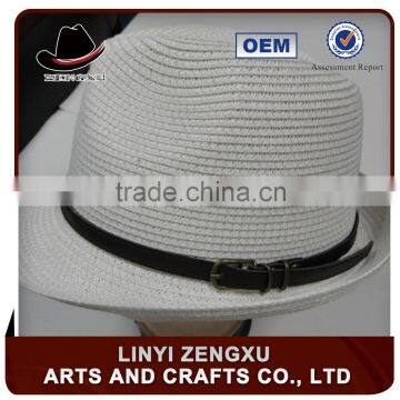 10 years experience wholesale checked material man fedora hat