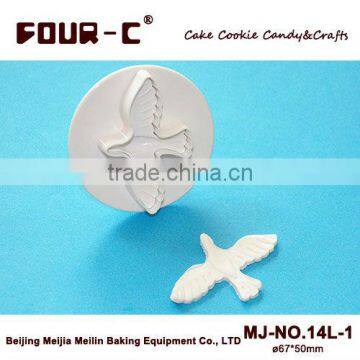 Single Dove plastic pastry and fondant plunger cutter,newest cake decorating supplies