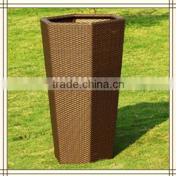 Grass used Diamond outdoor wicker planter (P003L)