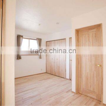 Natural solid wooden door bonded with harmless rice glue