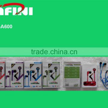 Hot selling with high quality earphone for wholesales