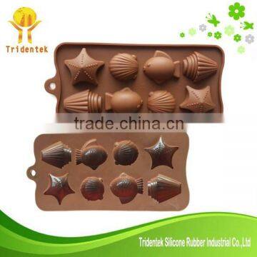 Hot Selling Different Shape Silicone Chocolate Mold