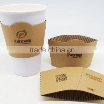 100% Eco-friendly Cup Sleeve in Paper With Custom Logos photo-6