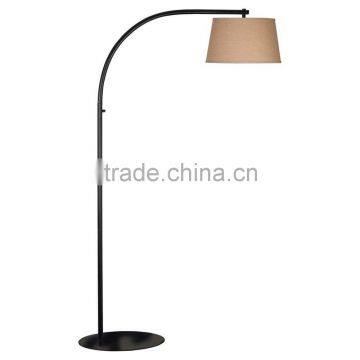 2017 hotel decorative unusual metal best hanging floor lamp with linen shade good for inn decor high end standing reading lamp