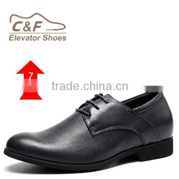 2016 comfortable genuine leather formal shoes for men black