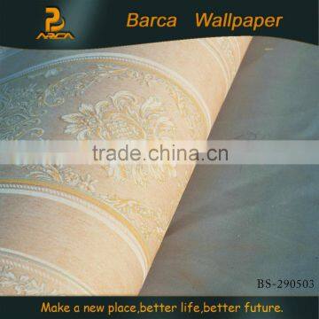 New nice and brilliant design flower non-woven wall papers 3D