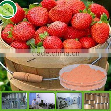 Natural strawberry juice powder