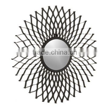 Iron Mirror Sunflower design bronze 001