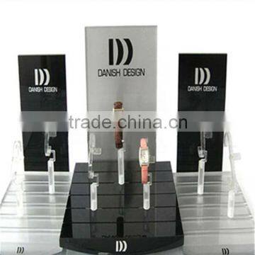 high quality imported clear countertop acrylic watch display